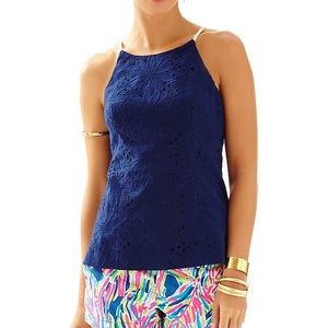 Lily Pulitzer eyelet top